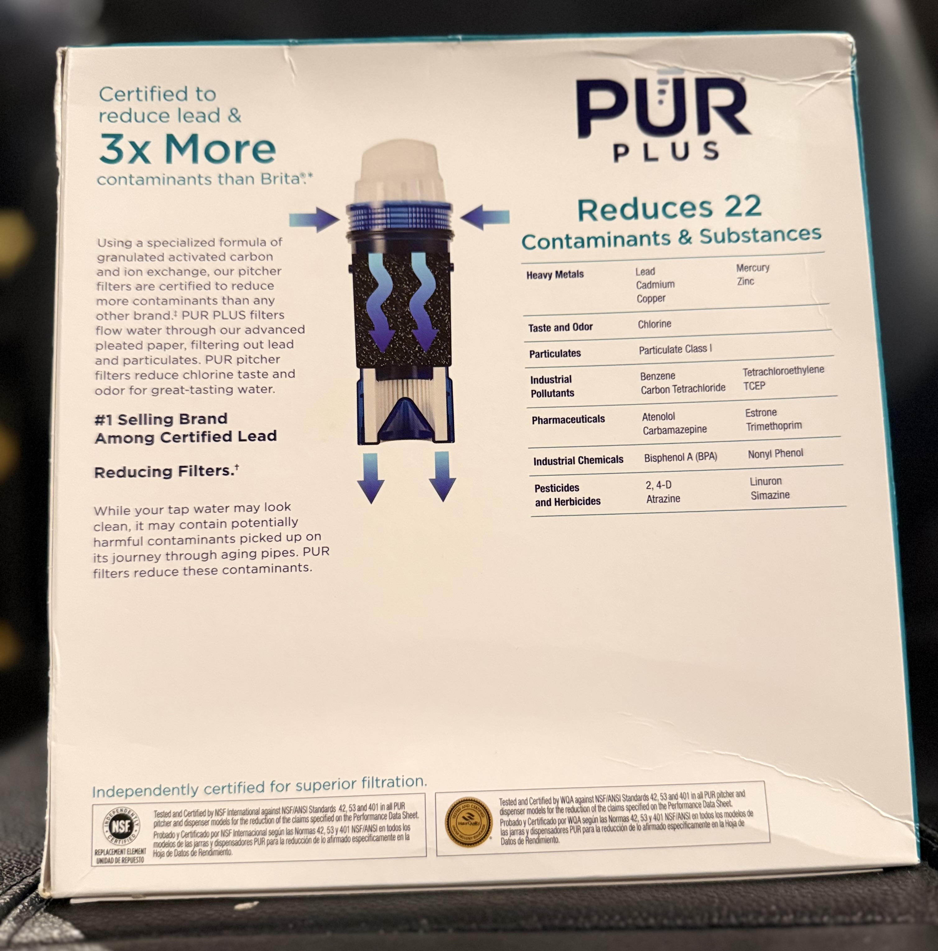 PUR PLUS Replacement Water Filters with Lead Reduction, 3 Pack, PPF951K3